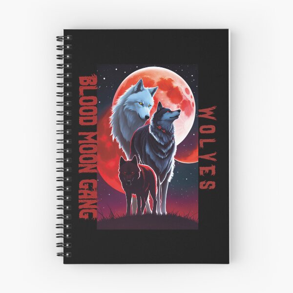 Item preview, BLOOD MOON GANG WOLVES STRONG UNIQUE SCARY COLORFUL designed and sold by al21ex.