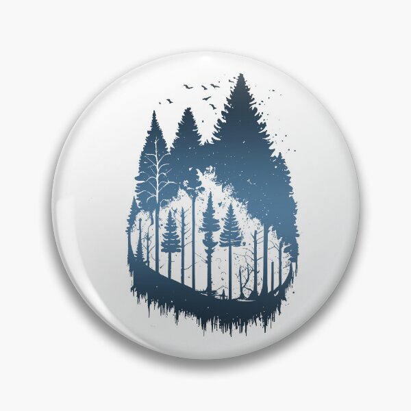 Item preview, Lineart Forest Blue designed and sold by HIZEN.