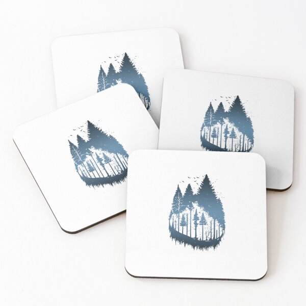 Item preview, Lineart Forest Blue designed and sold by HIZEN.