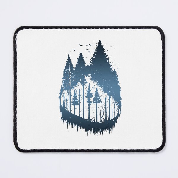 Item preview, Lineart Forest Blue designed and sold by HIZEN.