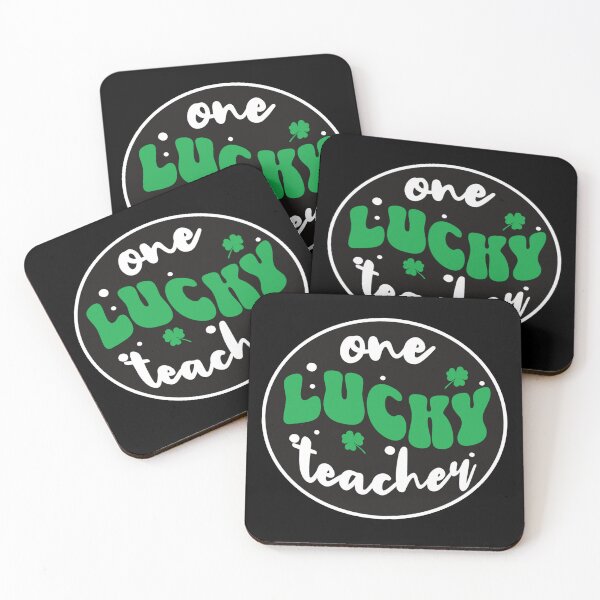 Item preview, One Lucky Teacher, St Patricks Day designed and sold by AHthatIsNice.