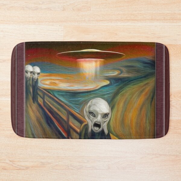 Item preview, alien ufo  the scream edvard munch designed and sold by polich.