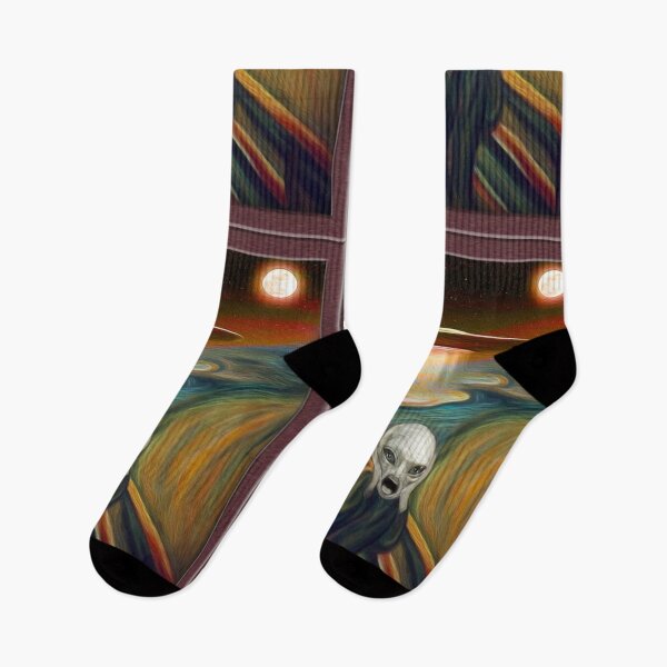 Item preview, alien ufo  the scream edvard munch designed and sold by polich.
