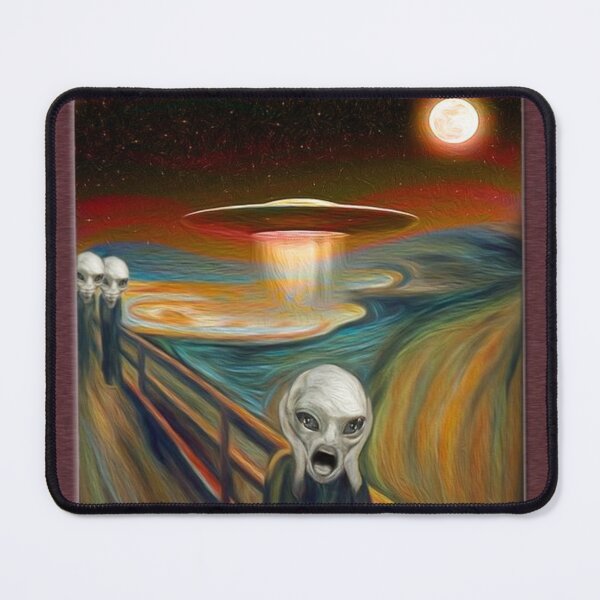 Item preview, alien ufo  the scream edvard munch designed and sold by polich.