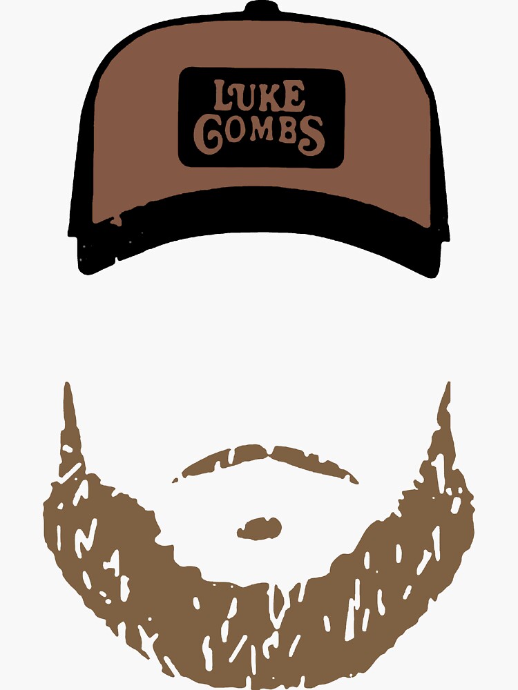 "Luke Combs Merch Luke Combs" Sticker for Sale by MaurineFunk Redbubble