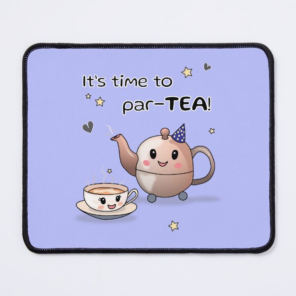 Item preview, It's time to par-TEA! cute tea party designed and sold by HajnalkArt.