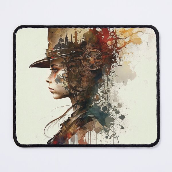 Item preview, Steampunk Portraits, Silhouettes of the Machine #12 designed and sold by MindAsylum.
