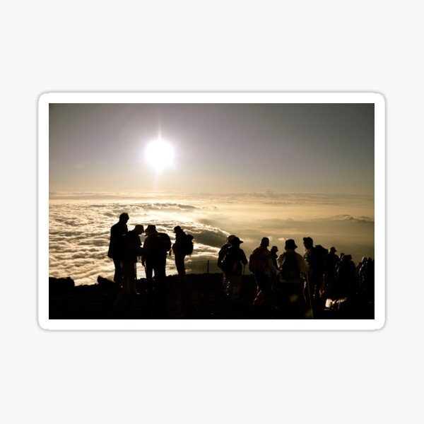 Aug. 4th, 2009 - Birthday Sunrise on Mount Fuji Sticker