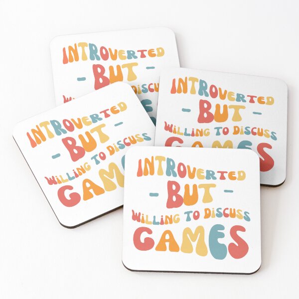 Item preview, Introverted but willing to discuss games designed and sold by AHthatIsNice.