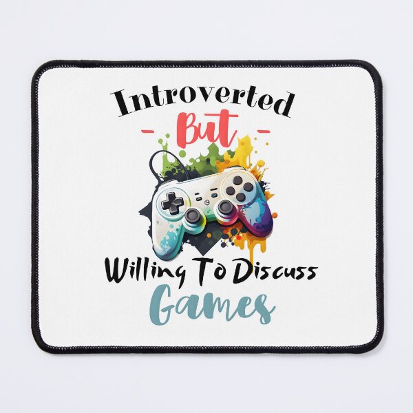 Item preview, Introverted but willing to discuss games designed and sold by AHthatIsNice.