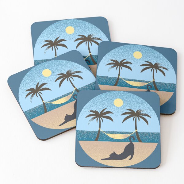 Item preview, Beach Yoga Kitty designed and sold by Yankee Doodle Gandy.