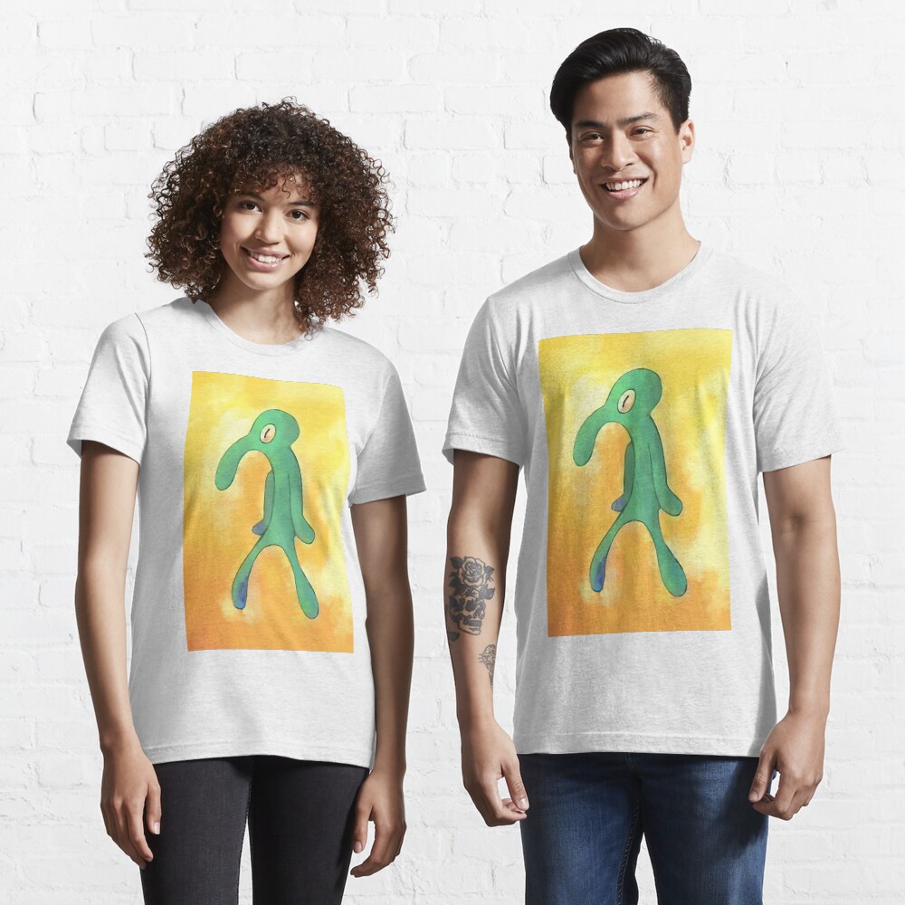 squidward art shirt