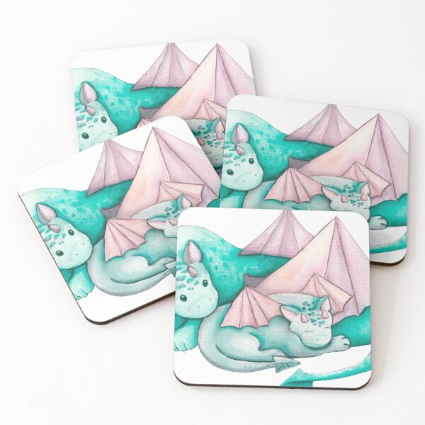 Item preview, Two Dragons Stickers Mother and Baby Dragon Sticker designed and sold by PrintNTeeCo.