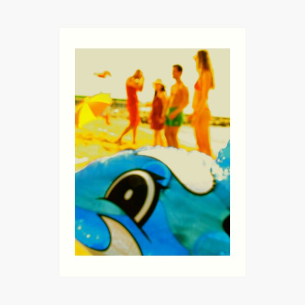 The Beached Dolfin Art Print