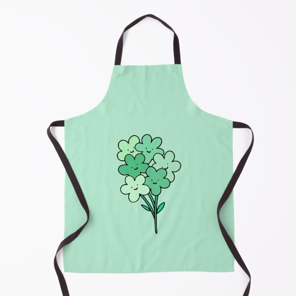 Item preview, Green Smiley Flowers designed and sold by everything4eva.