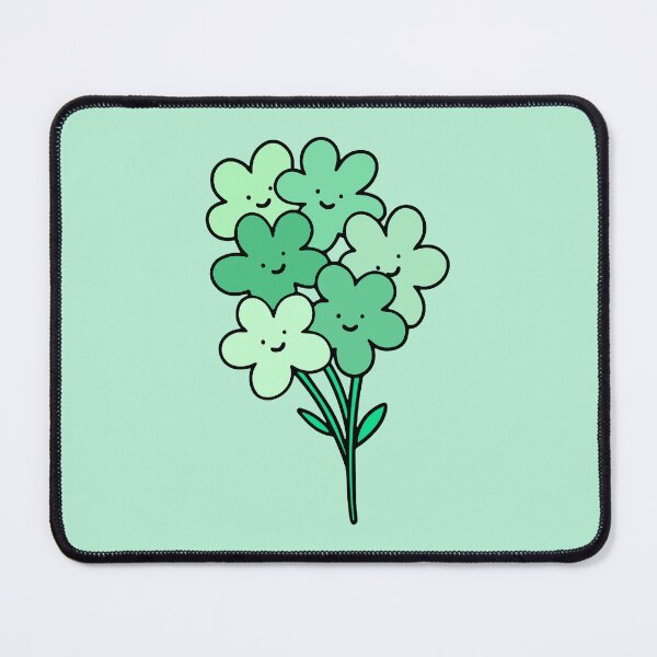 Item preview, Green Smiley Flowers designed and sold by everything4eva.
