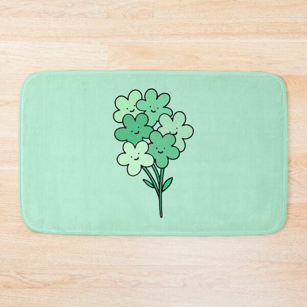 Item preview, Green Smiley Flowers designed and sold by everything4eva.