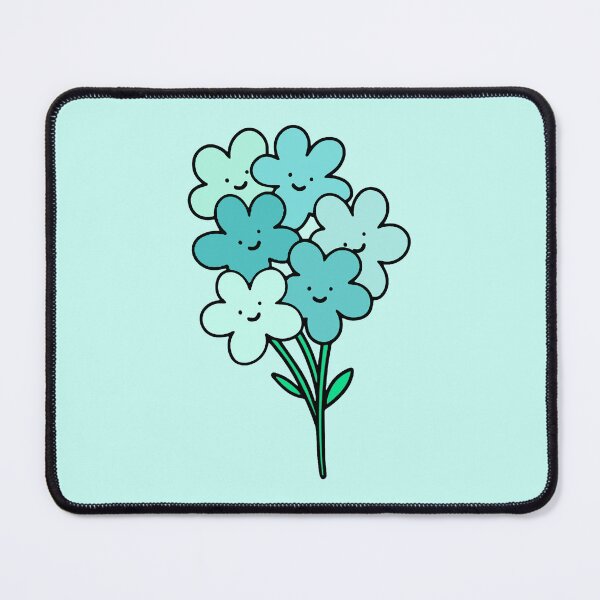 Item preview, Blue Smiley Flowers designed and sold by everything4eva.