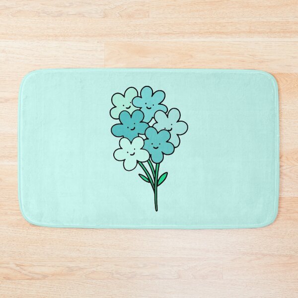 Item preview, Blue Smiley Flowers designed and sold by everything4eva.
