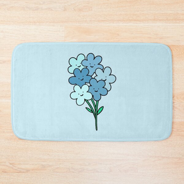 Item preview, Blue Smiley Flowers designed and sold by everything4eva.