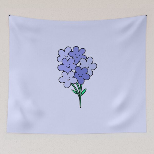 Item preview, Blue Smiley Flowers designed and sold by everything4eva.