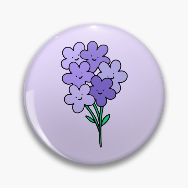 Item preview, Purple Smiley Flowers designed and sold by everything4eva.