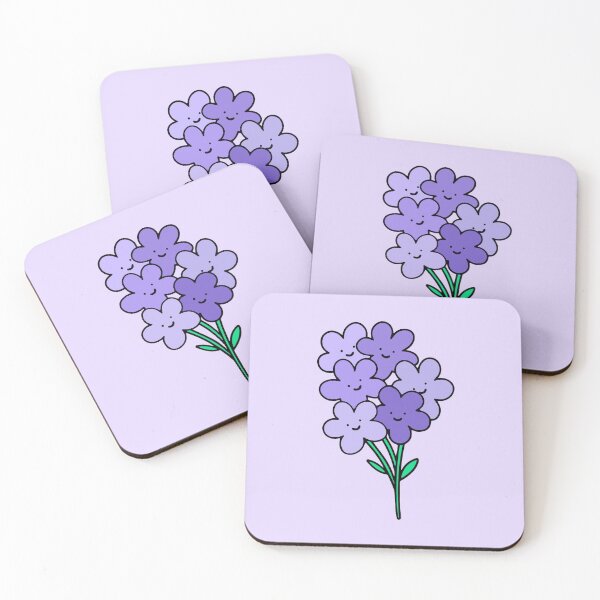 Item preview, Purple Smiley Flowers designed and sold by everything4eva.