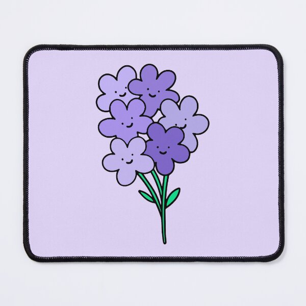 Item preview, Purple Smiley Flowers designed and sold by everything4eva.