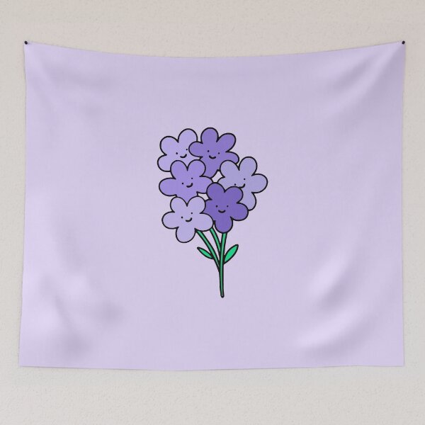 Item preview, Purple Smiley Flowers designed and sold by everything4eva.