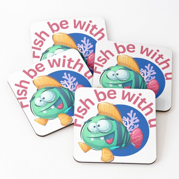 Item preview, Funny  Fish be with you  designed and sold by amy_prints.