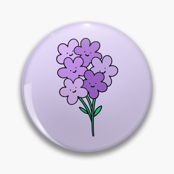 Item preview, Purple Smiley Flowers designed and sold by everything4eva.