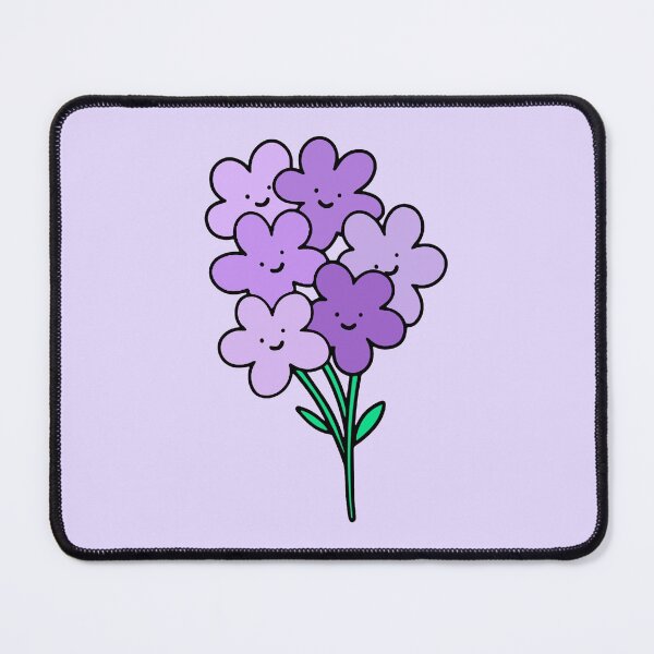 Item preview, Purple Smiley Flowers designed and sold by everything4eva.