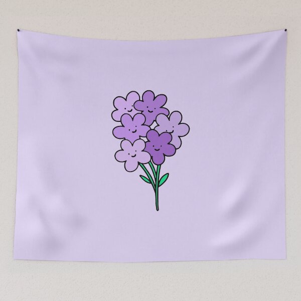 Item preview, Purple Smiley Flowers designed and sold by everything4eva.