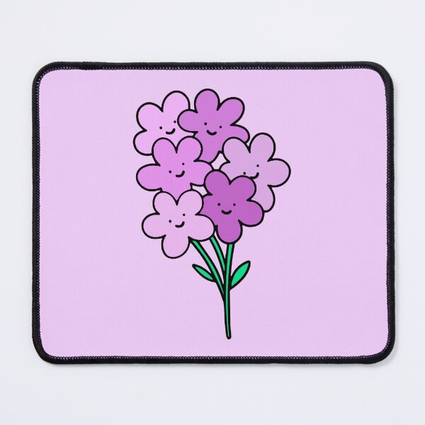Item preview, Purple Smiley Flowers designed and sold by everything4eva.