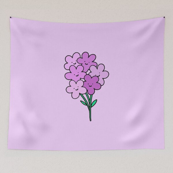 Item preview, Purple Smiley Flowers designed and sold by everything4eva.