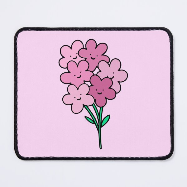 Item preview, Pink Smiley Flowers designed and sold by everything4eva.