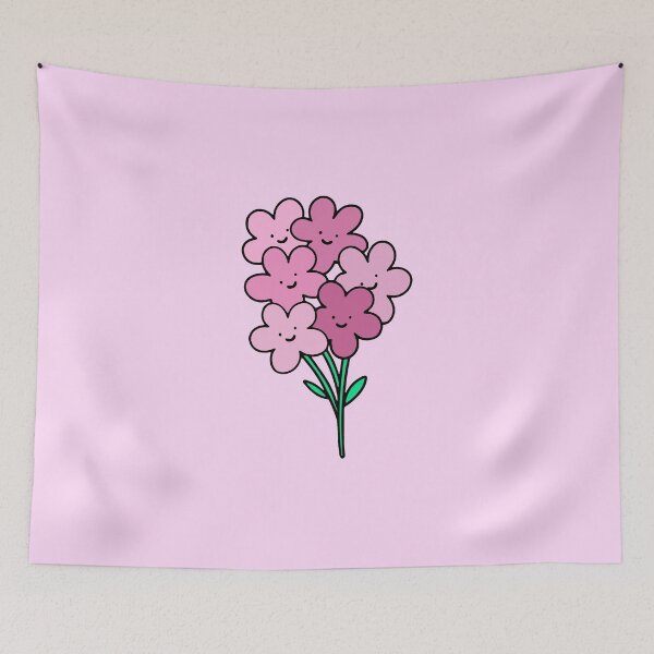 Item preview, Pink Smiley Flowers designed and sold by everything4eva.