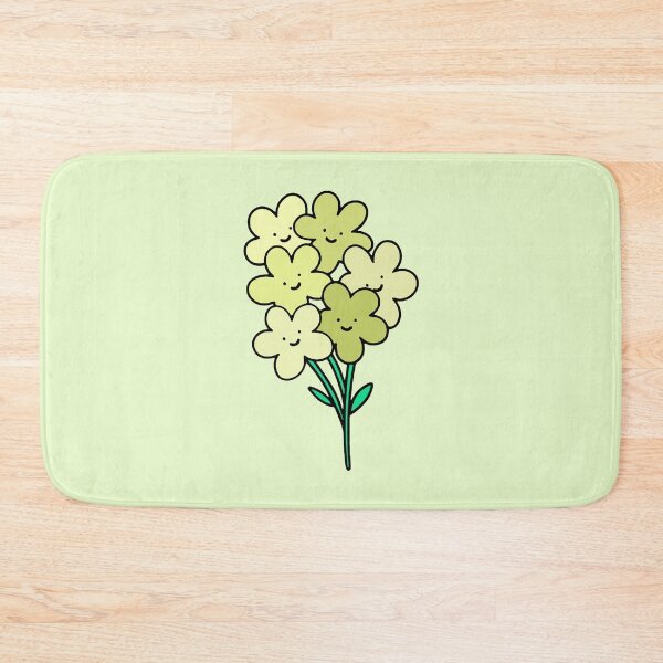 Item preview, Lime Green Smiley Flowers designed and sold by everything4eva.