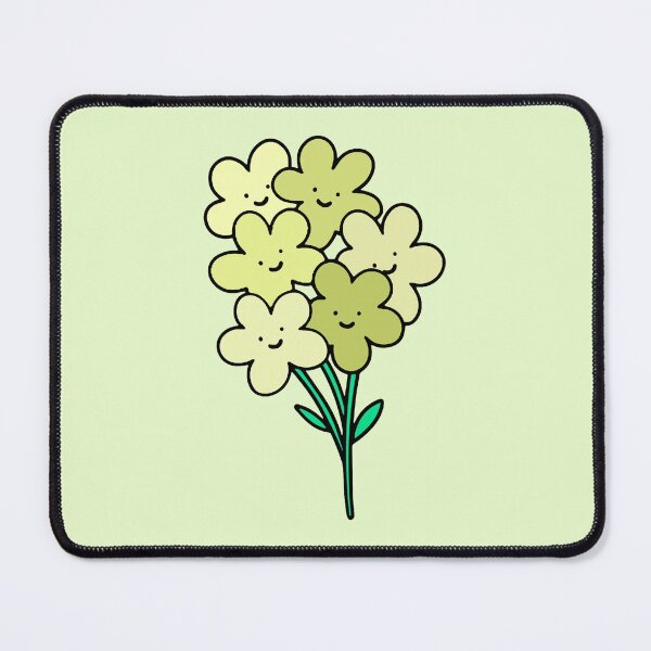Item preview, Lime Green Smiley Flowers designed and sold by everything4eva.
