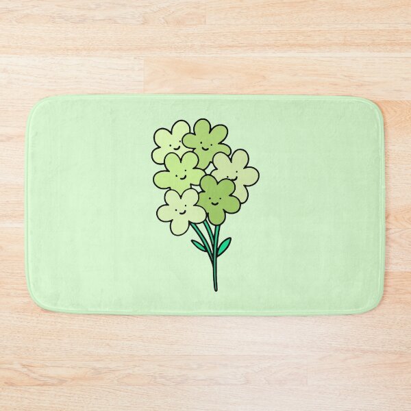 Item preview, Green Smiley Flowers designed and sold by everything4eva.