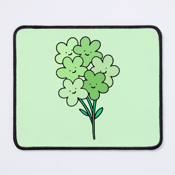 Item preview, Green Smiley Flowers designed and sold by everything4eva.