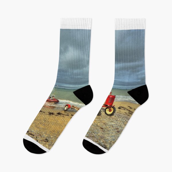 Item preview, Red Tractor at Arrowmanches designed and sold by hawkie.