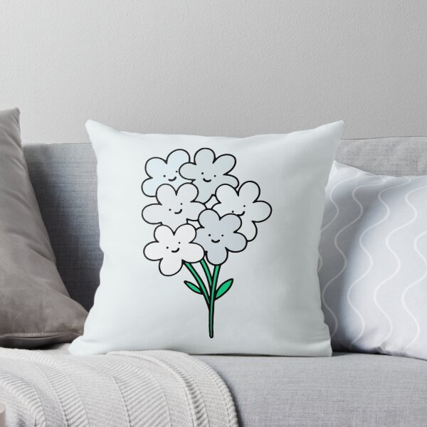 Item preview, White Smiley Flowers designed and sold by everything4eva.