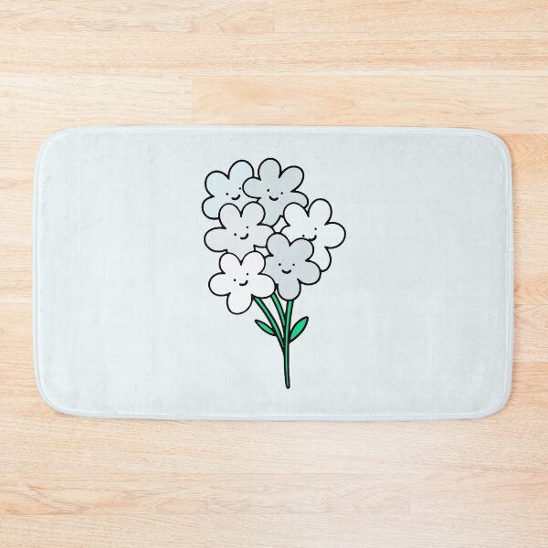 Item preview, White Smiley Flowers designed and sold by everything4eva.