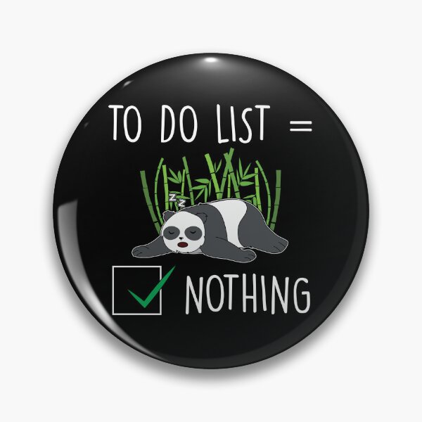 Item preview, Slothful Panda lazy panda designed and sold by The-Giggle-Box.