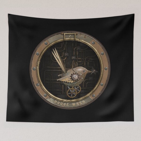 Item preview, Steampunk house wren by Maxine Gadd  designed and sold by Maxine Gadd.