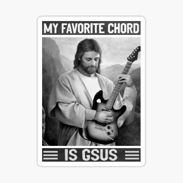  Funny Guitarist Jesus Chord My Favorite Chord Is G-Sus Pullover  Hoodie : Clothing, Shoes & Jewelry