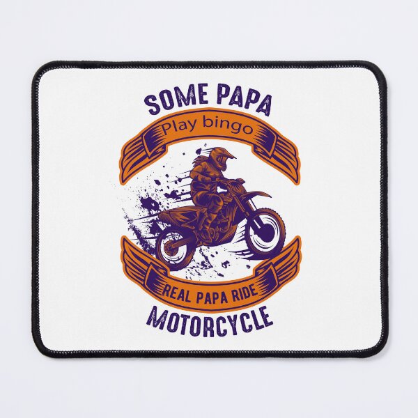 Item preview, Some PAPA play bingo REAL PAPA ride motorcycle designed and sold by potchidesigns.