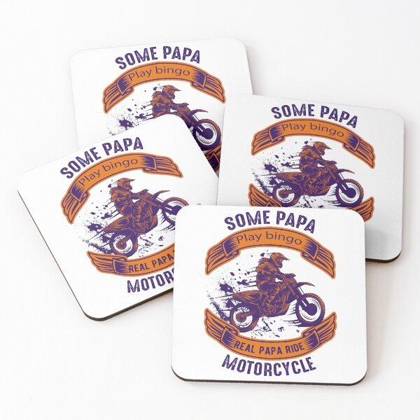 Item preview, Some PAPA  play bingo REAL PAPA ride motorcycle designed and sold by potchidesigns.
