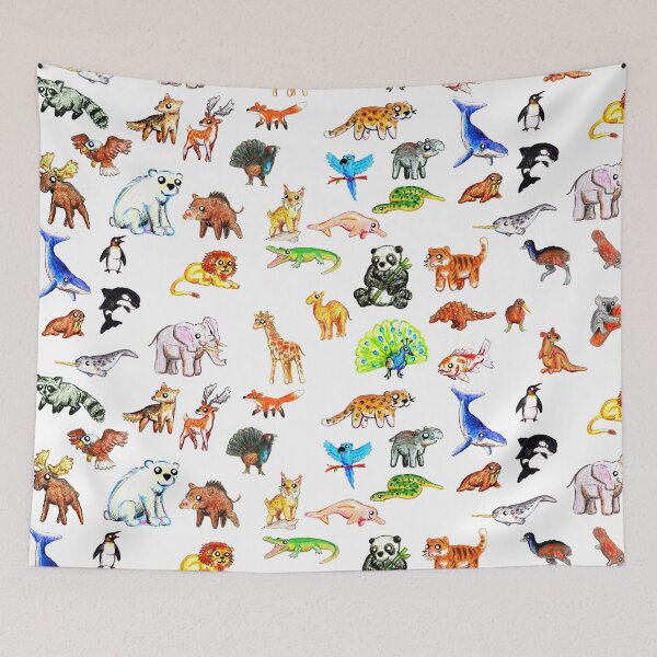 Item preview, animals around the world designed and sold by dsmokry.